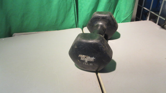 Load image into Gallery viewer, Used 15 lb Perform Better Vinyl Dumbbell
