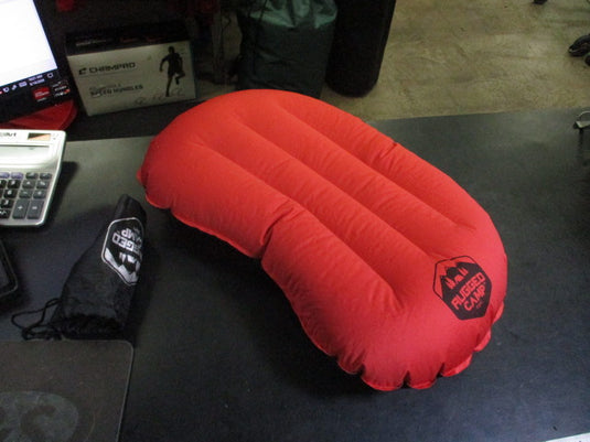 Used Rugged Camp Inflatable Pillow With Carry Case