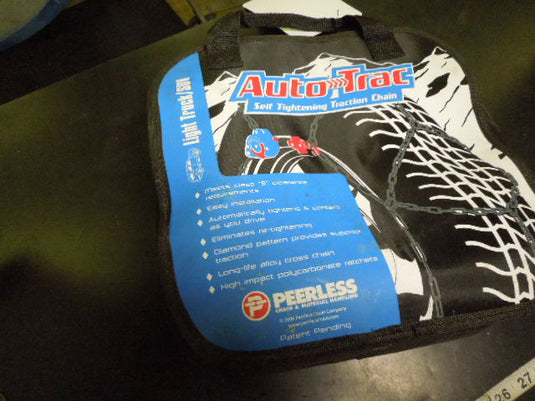 Used SCC Peerless 0231805 Auto-Trac Light Truck/SUV Tire Traction Chain Set of 2