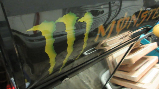 Used Monster Energy Mini Refrigerator (Missing Shelves)