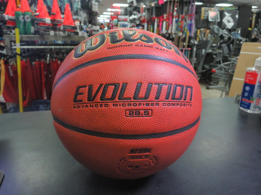 Used Wilson Evolution 28.5 Indoor Game Ball Size 6