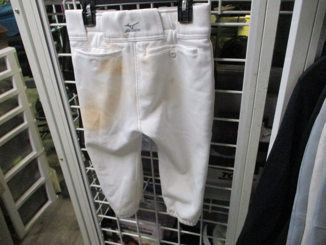 Load image into Gallery viewer, Used Mizuno White Baseball Pants Size Youth Large
