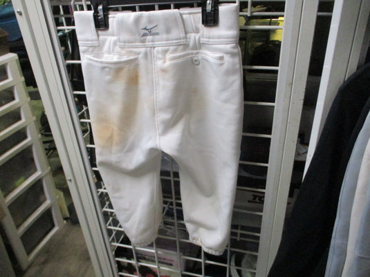 Used Mizuno White Baseball Pants Size Youth Large