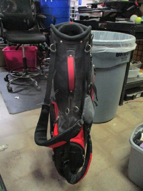 Used Top Flite Golf Stand Bag in Red and Black