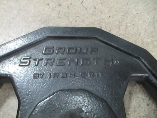 Used Group Strength Rubber Hex 5LB Standard Weight Plate