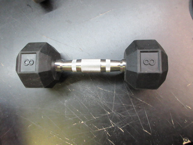 Load image into Gallery viewer, Used All In Motion 8LB Rubber Coated Dumbbell
