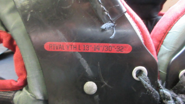Load image into Gallery viewer, Used Riddell Rival Size Youth Large (13&quot;-14&quot;)
