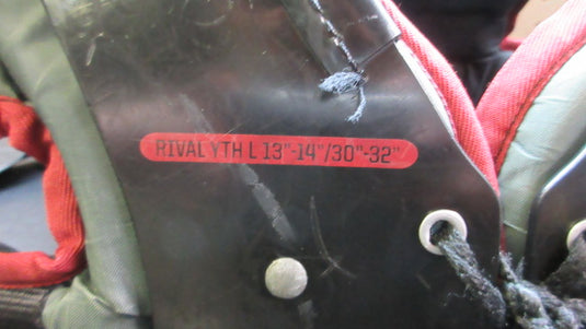 Used Riddell Rival Size Youth Large (13"-14")