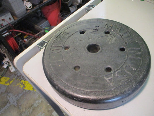 Used 10LB Plastic Standard Weight Plate