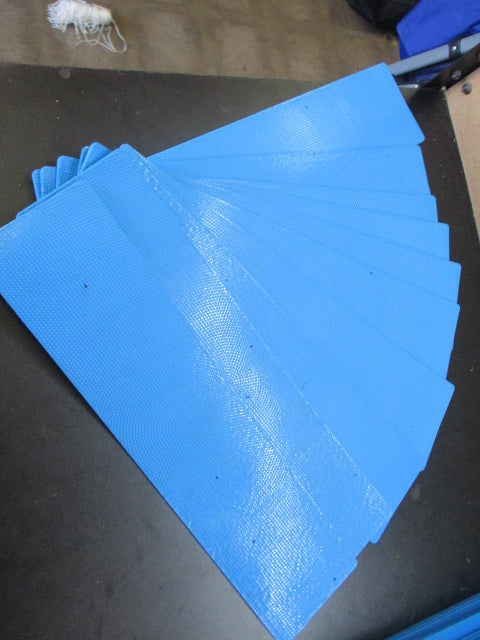 Load image into Gallery viewer, Used Kwik Goal Flat Rectangle Markers 4" H x 16.625" W Blue Set of 10
