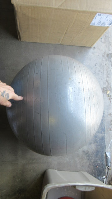 Used Amazon Basics 55cm Exercise Ball