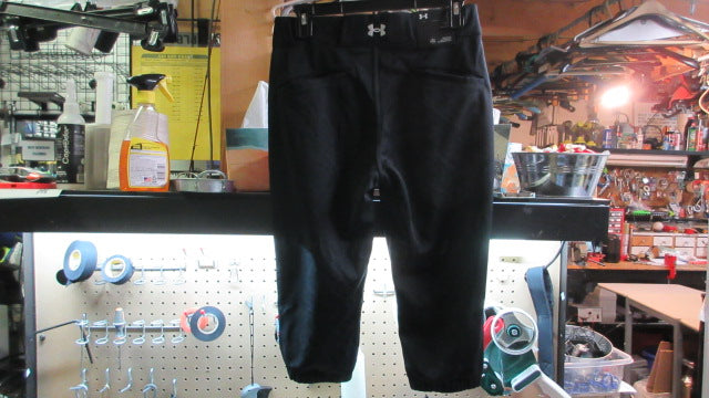 Load image into Gallery viewer, Under Armour Softball Pants Size Adult Small - Black
