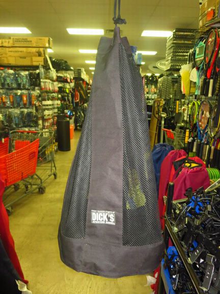 Load image into Gallery viewer, Used Sporting Goods Store Mesh Ball Bag with Cinch Closure
