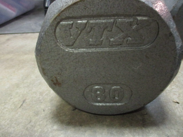 Load image into Gallery viewer, Used VTX 80LB Cast Iron Dumbbell - Pair
