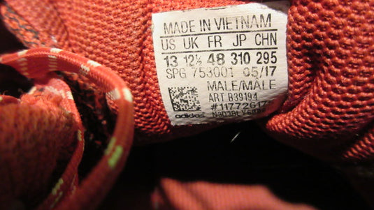 Used Under Armour Black White Metal Baseball Cleat Size 13