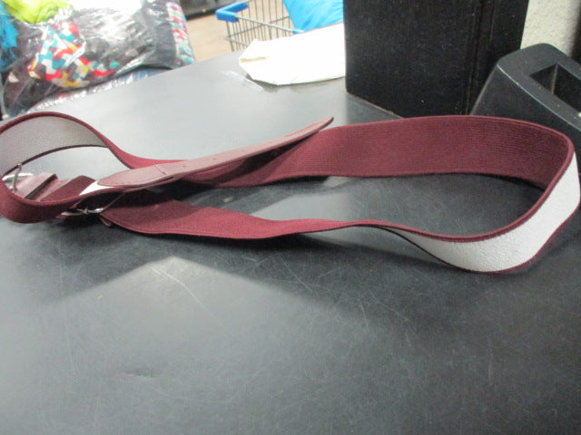 Load image into Gallery viewer, Used All  Star Burgundy Adult Baseball Belt
