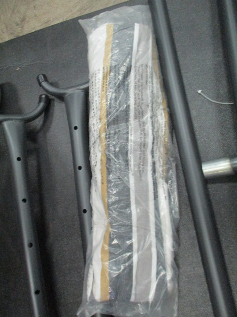 Load image into Gallery viewer, Used Vivere Double Cotton Hammock with Space Saving Steel Stand No Carry Bag
