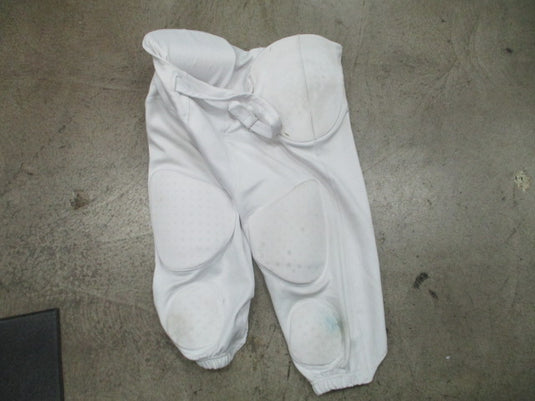 Used Wearcog White Football Pants Size Adult XL (Has Stains)