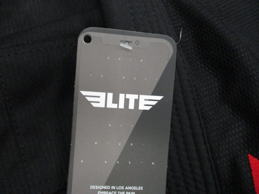 Elite BJJ Core Black Brazilian Jiu Jitsu Size Men's A4