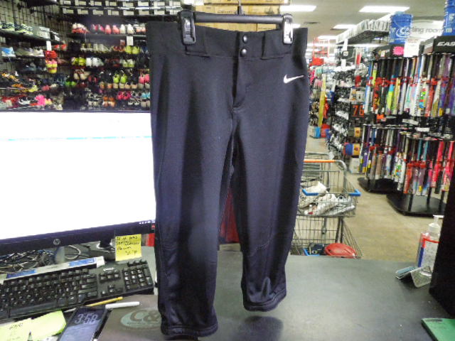 Load image into Gallery viewer, Used Nike Pro Knicker Softball Pants Size L in Black
