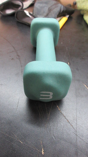 New Cap Barbell TONE Fitness 3lb Neoprene Coated Square Head Dumbbells - Pair