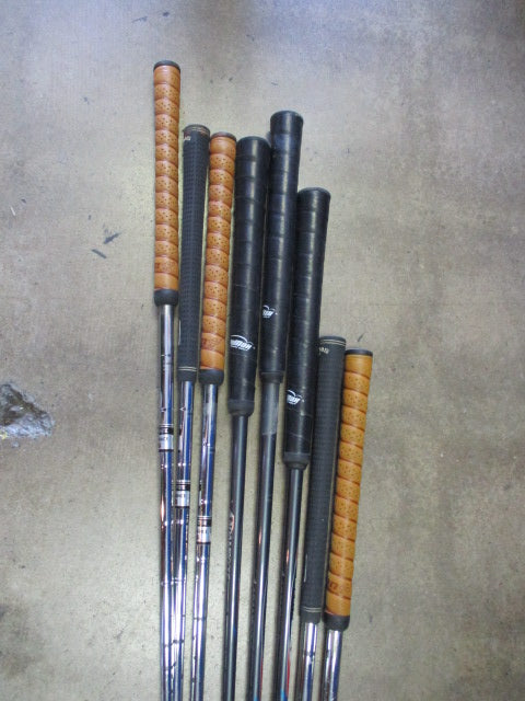 Load image into Gallery viewer, Used Adams Golf A12 OS Iron Hybrid Set 4-9, PW, SW - LH
