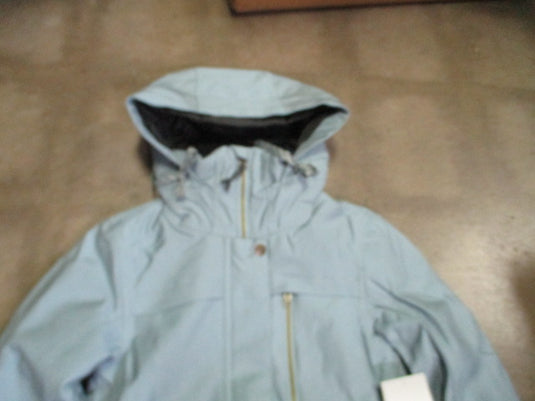 New Women's Light Blue Pulse Aries Insulated Snow Jacket Size Medium