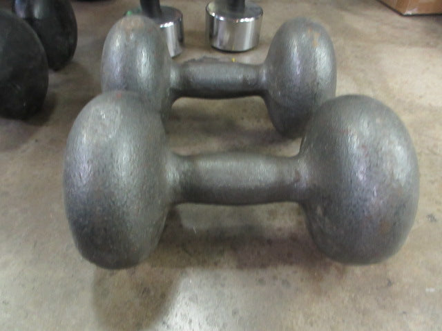 Load image into Gallery viewer, Used Vintage 25lb Dumbbell Set
