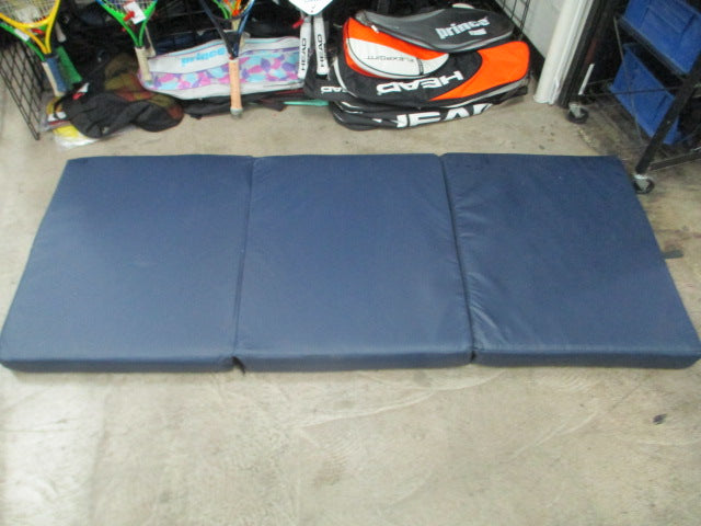 Load image into Gallery viewer, Used Folding Fitness Mat 79"X29"X3" Blue
