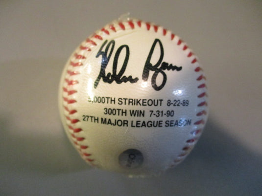 NOLAN RYAN 5000th Strikeout 300th Win Commemorative Baseball - Replica Signature