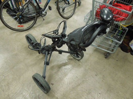 Used Clicgear Golf 3.5+ Golf Cart Bag Push Cart