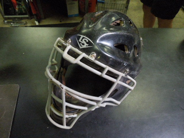 Load image into Gallery viewer, Used Louisville Slugger PG Series 5 Youth Catchers Helmet in Black
