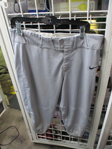 Used Nike Grey Knicker Bottom Pants Adult Size Large