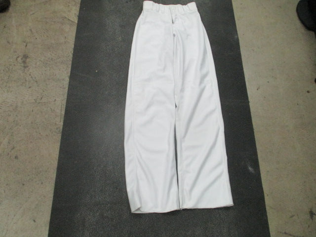 Load image into Gallery viewer, Used Open Bottom White Adult Small Baseball Pant
