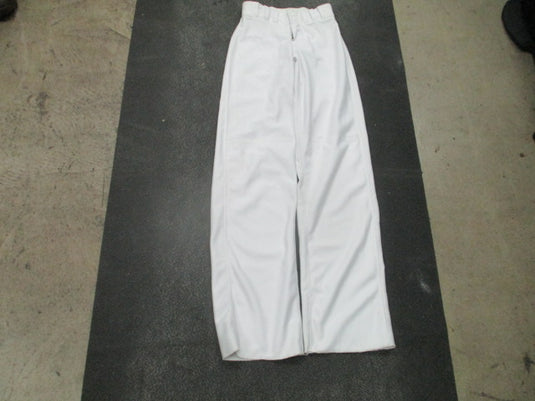 Used Open Bottom White Adult Small Baseball Pant