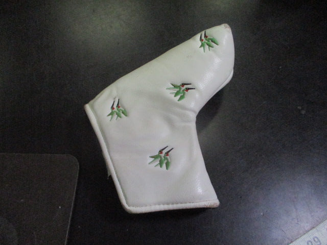 Load image into Gallery viewer, Used PRG White Leather Golf Club Headcover
