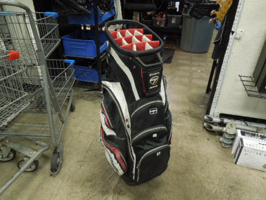 Heavy Use TaylorMade Juggernaut Golf Cart Bag No Carry Strap As Is