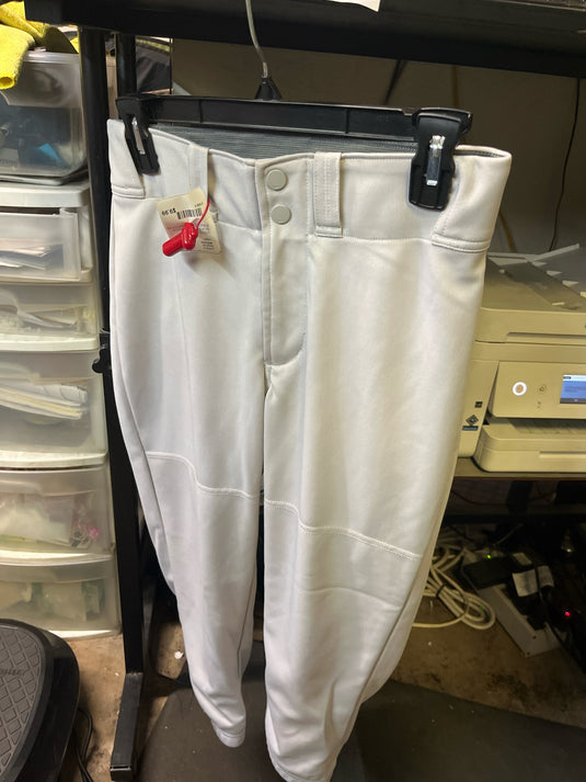 USED MIZUNO SOFTBALLL WHITE PANTS SIZE MEDIUM