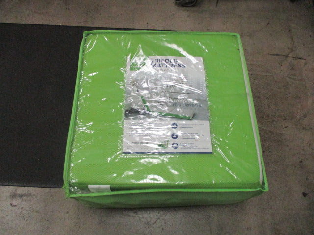 Load image into Gallery viewer, Used Cushy Form Tri Fold Mattress 75&quot;L x 25&quot;W x 4&quot;Th
