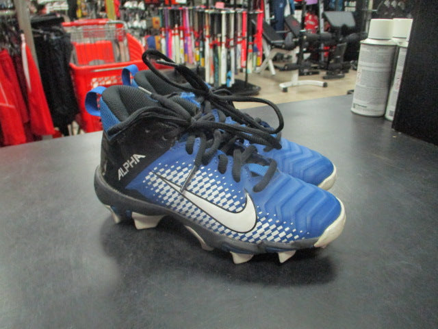 Load image into Gallery viewer, Used Nike Alpha Cleats in Blue Size 12C
