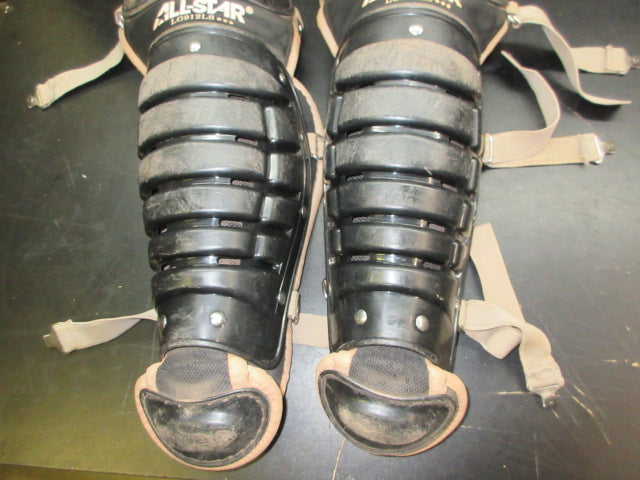 Load image into Gallery viewer, Used All-Star Catchers Shin Guards - Size 9-12
