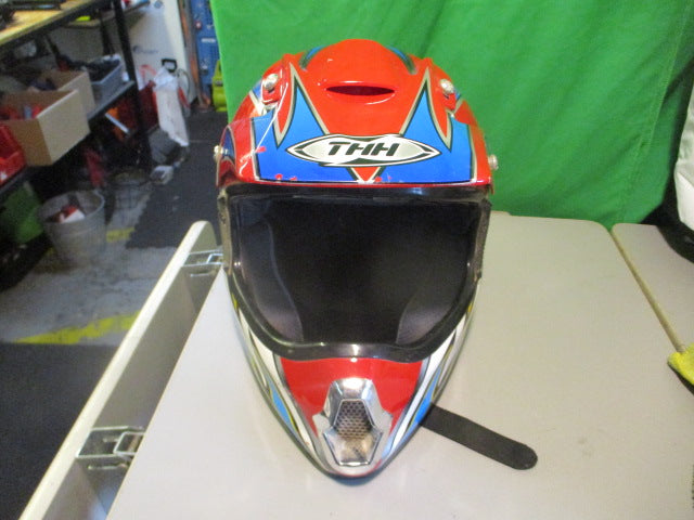 Load image into Gallery viewer, Used THH TX10 Size Medium 57-58CM Motorcross Helmet
