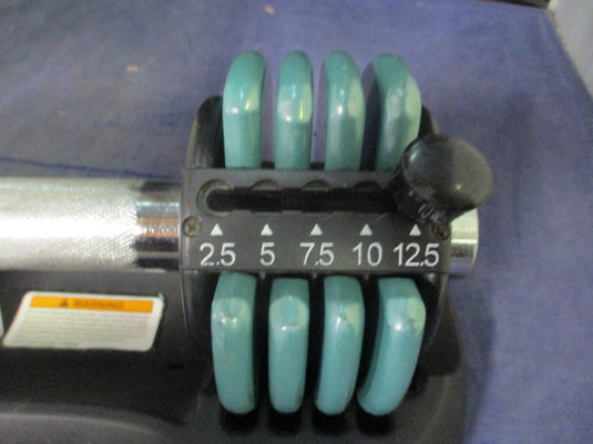Used Sports Authority BodyFit Adjustable Dumbbell 2.5 - 12.5
