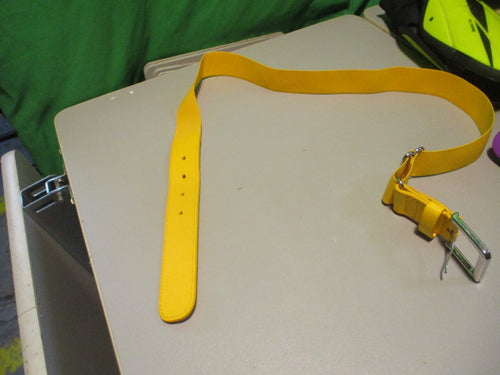 Used Under Armour Yellow Adult Baseball Belt