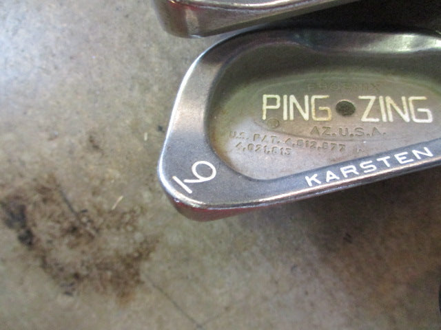 Load image into Gallery viewer, Used Ping Zing Black Dot Iron Set 3-9 Sand Wedge (Need Re-Grip)

