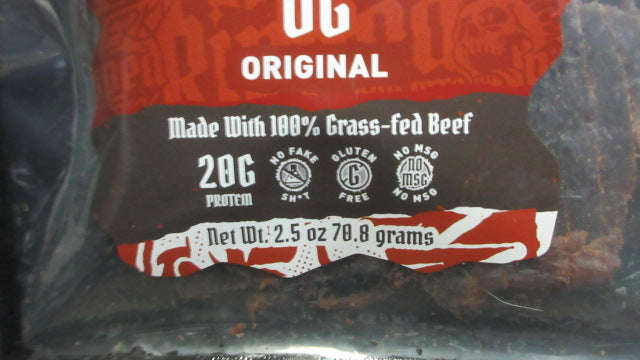 Load image into Gallery viewer, New Ripped Jerky Godfather OG Original Beef Jerky - 2.5oz
