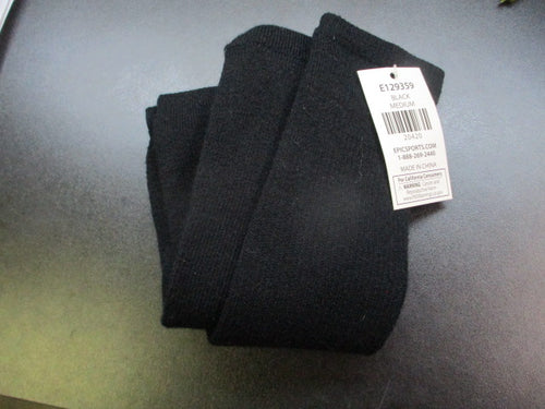 Epic Sports Black Tube Socks Size Medium