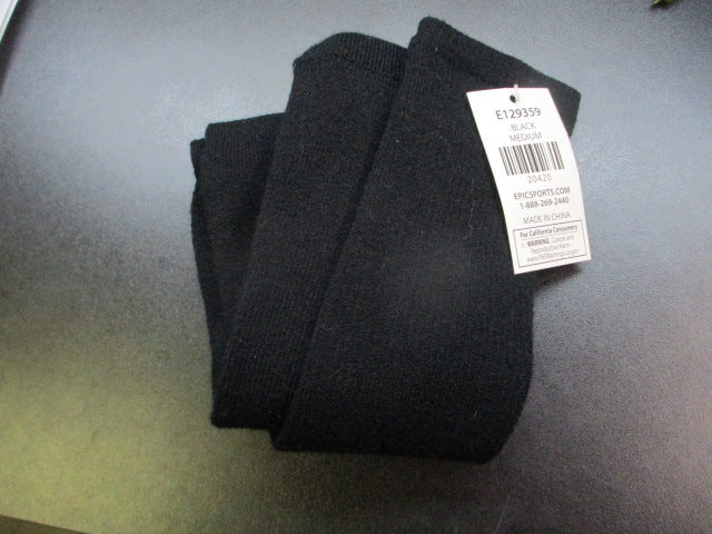 Load image into Gallery viewer, Epic Sports Black Tube Socks Size Medium

