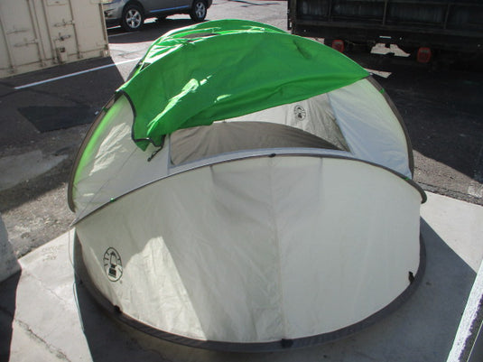 Used Coleman Pop- UP Expansible 4 Person Camping Tent