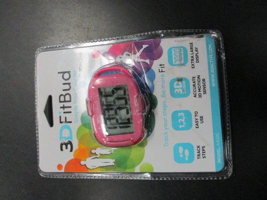 Used 3D Fit Bud Simple Step Counter Pedometer